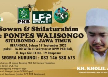 LPP DPW PKB Bali dan DPW PKB Bali : Sowan dan Silaturahmi ke KH. Kholil As’ad
