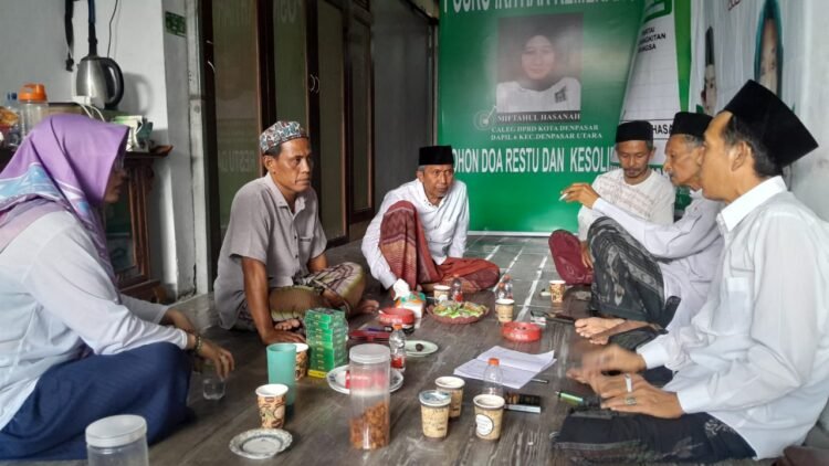 Konsolidasi Abdul Halim dengan Caleg DPRD Kota Denpasar Miftahul Hasanah