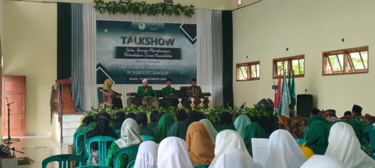PC PERGUNU Bawean Gelar Talkshow Guru ASWAJA Membangun Peradaban Emas Nusantara